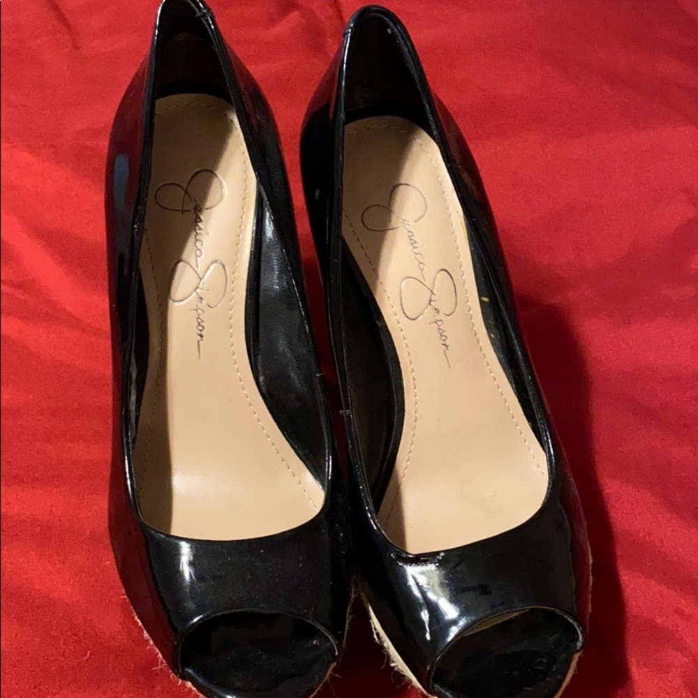 Jessica Simpson wedges